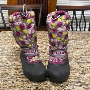 Sorel Kids' Multicolor Polka Dot Boots